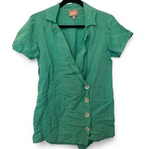 Show-me-your-mumu Women's Green Playsuit-romper